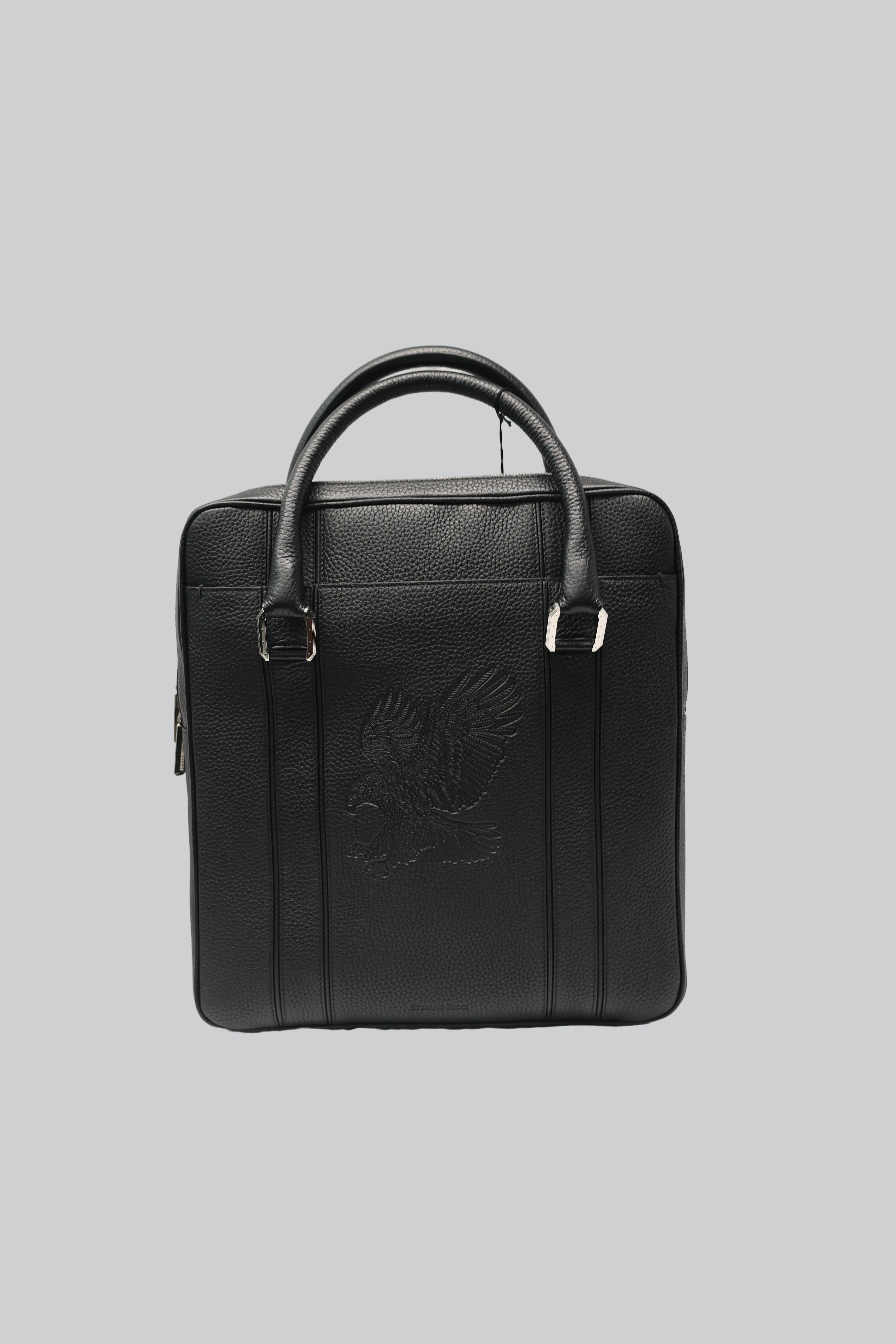 Stefano Ricci Grained Calf Leather Shopper Tote Bag with Top Handles