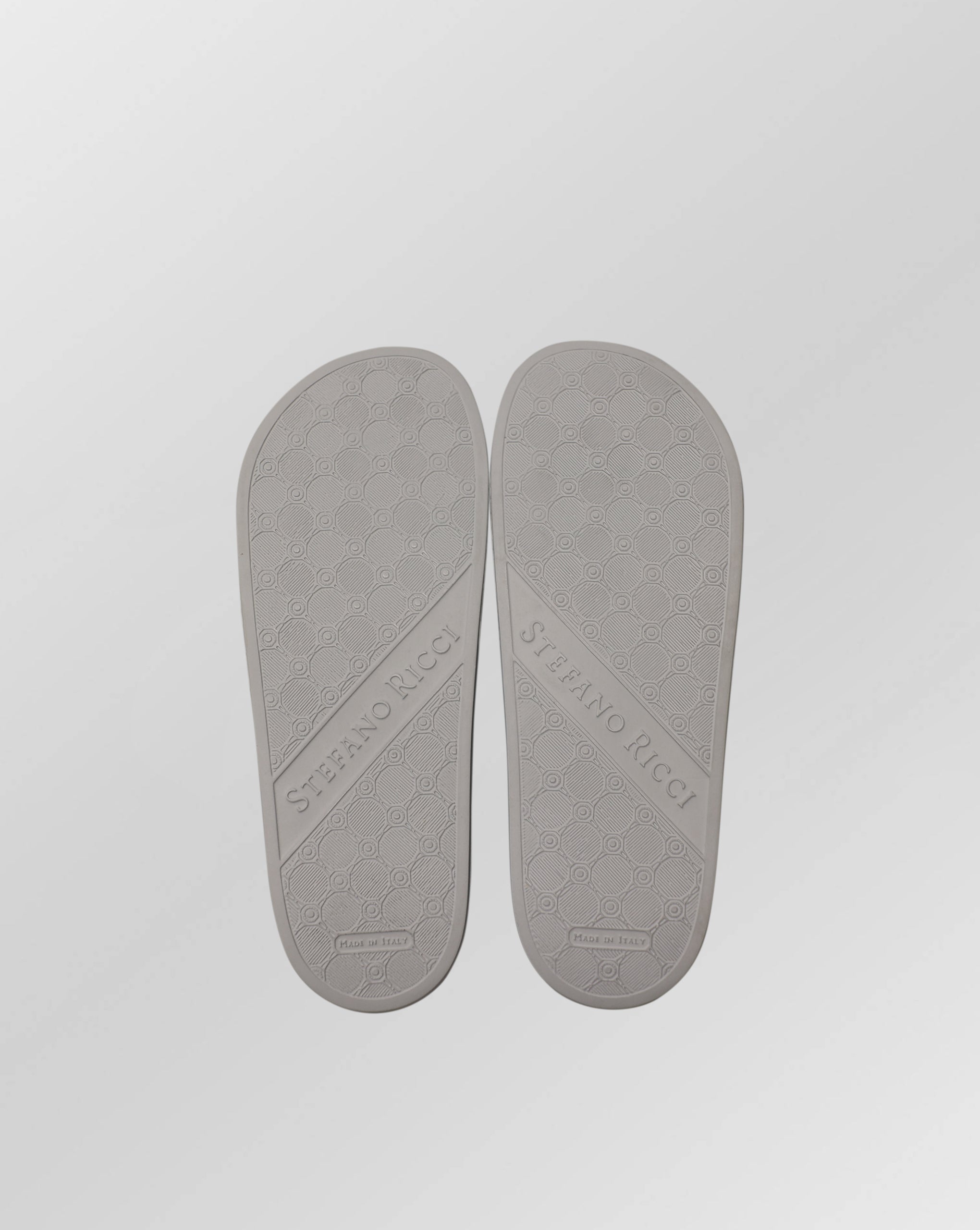 Stefano Ricci Crocodile-Embossed Leather Slides Sandals