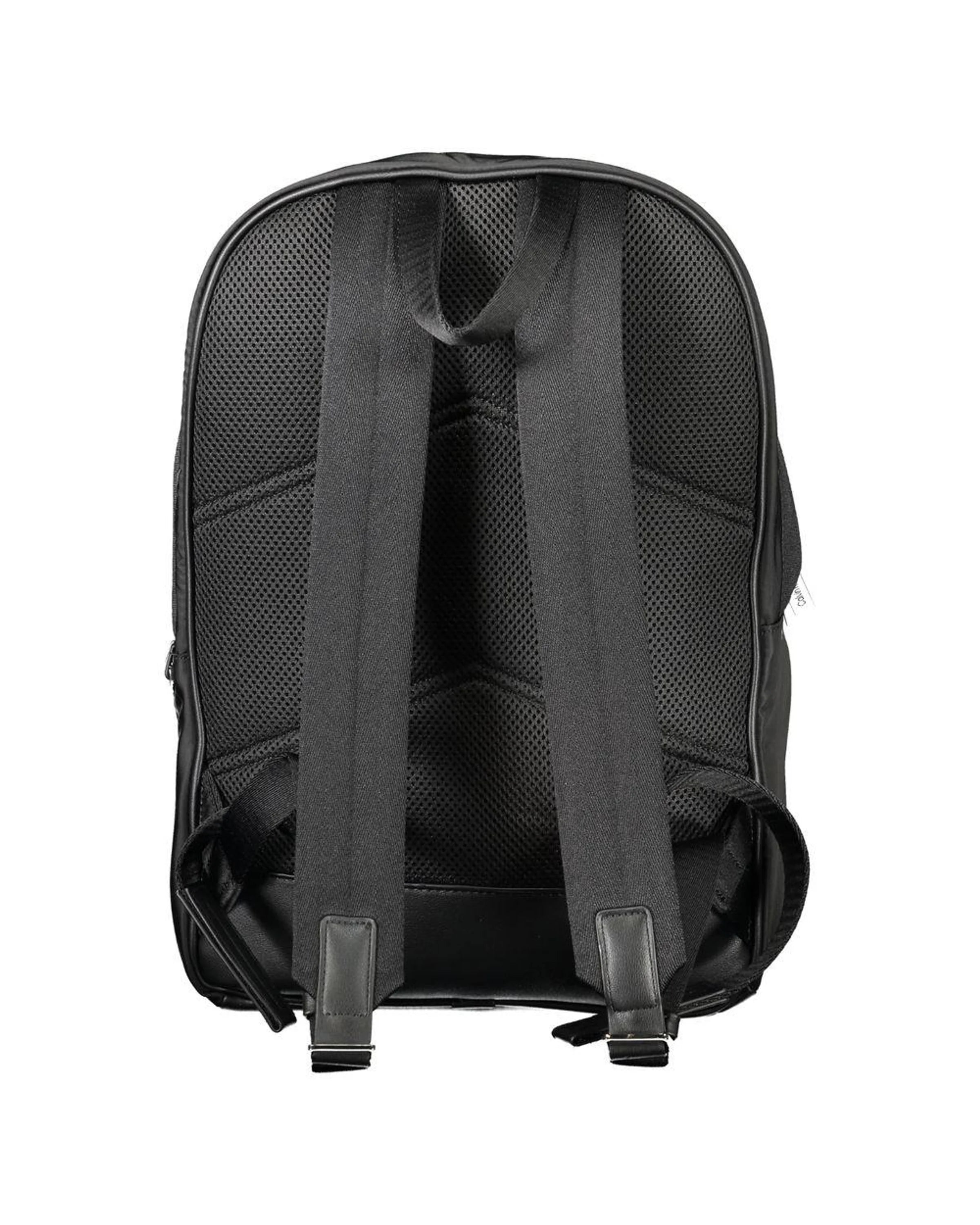 Calvin Klein Nylon Backpack with Utility Pouch in Black