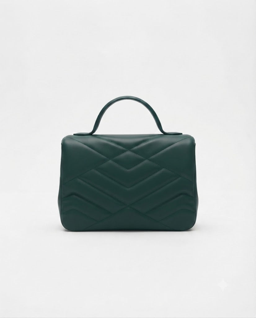 Cristinaeffe Quilted Leather Top Handle Bag