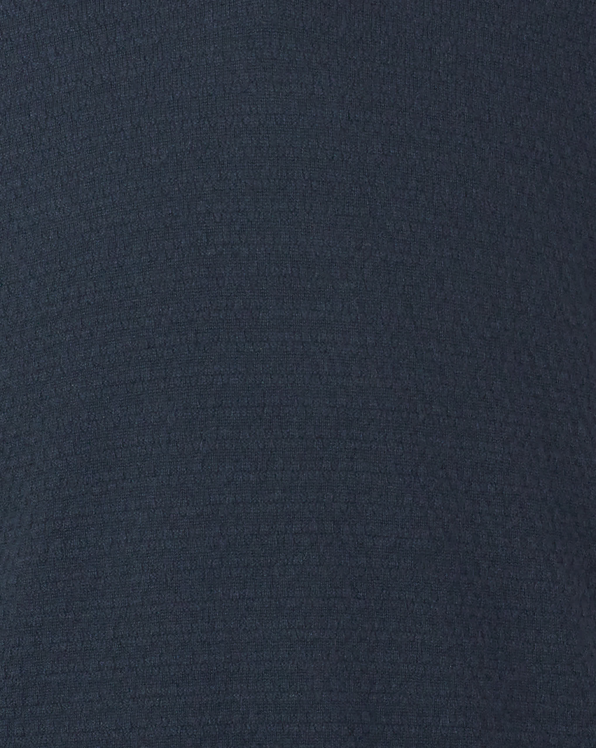 Zilli Cashmere Quarter-Zip Sweater with Lambskin Trim | Dark Navy