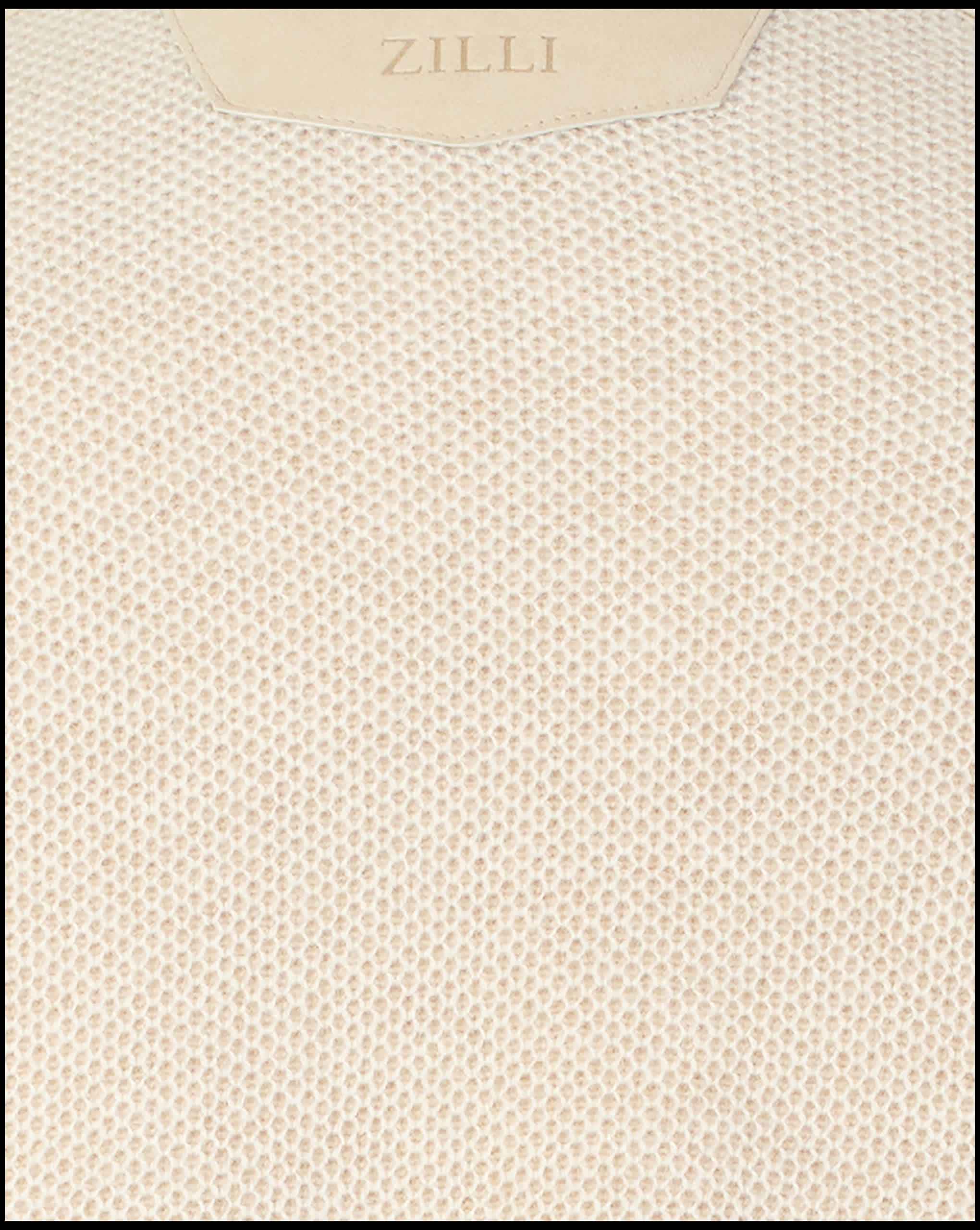 ZILLI Buttoned Stand Collar Knit Sweater