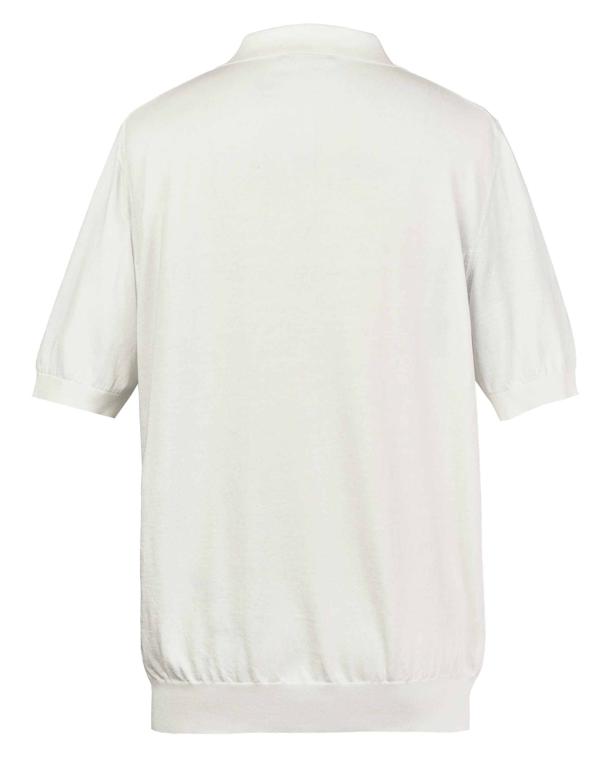Zilli Cotton & Silk Textured Knit Polo
