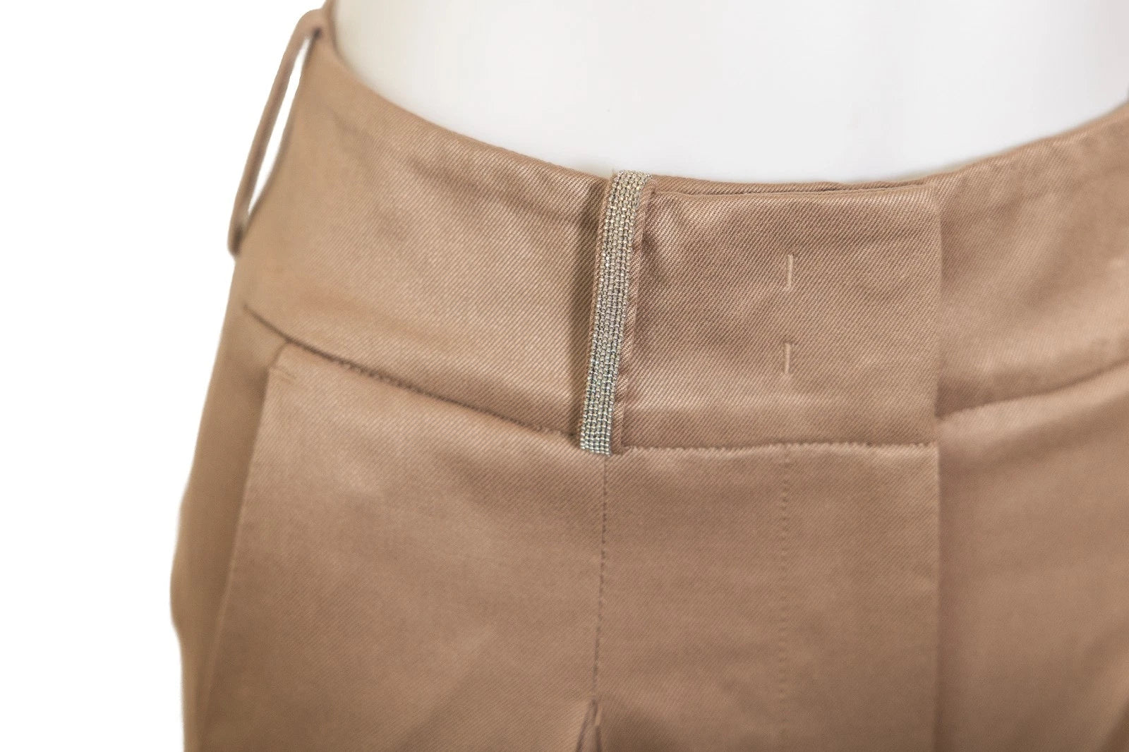 Peserico Wide Leg Twill Trousers