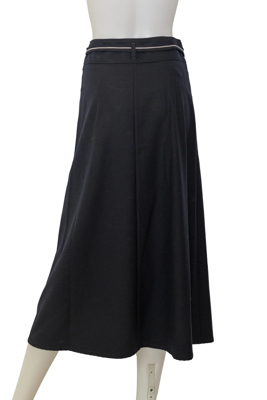 Peserico high waist midi a-line skirt