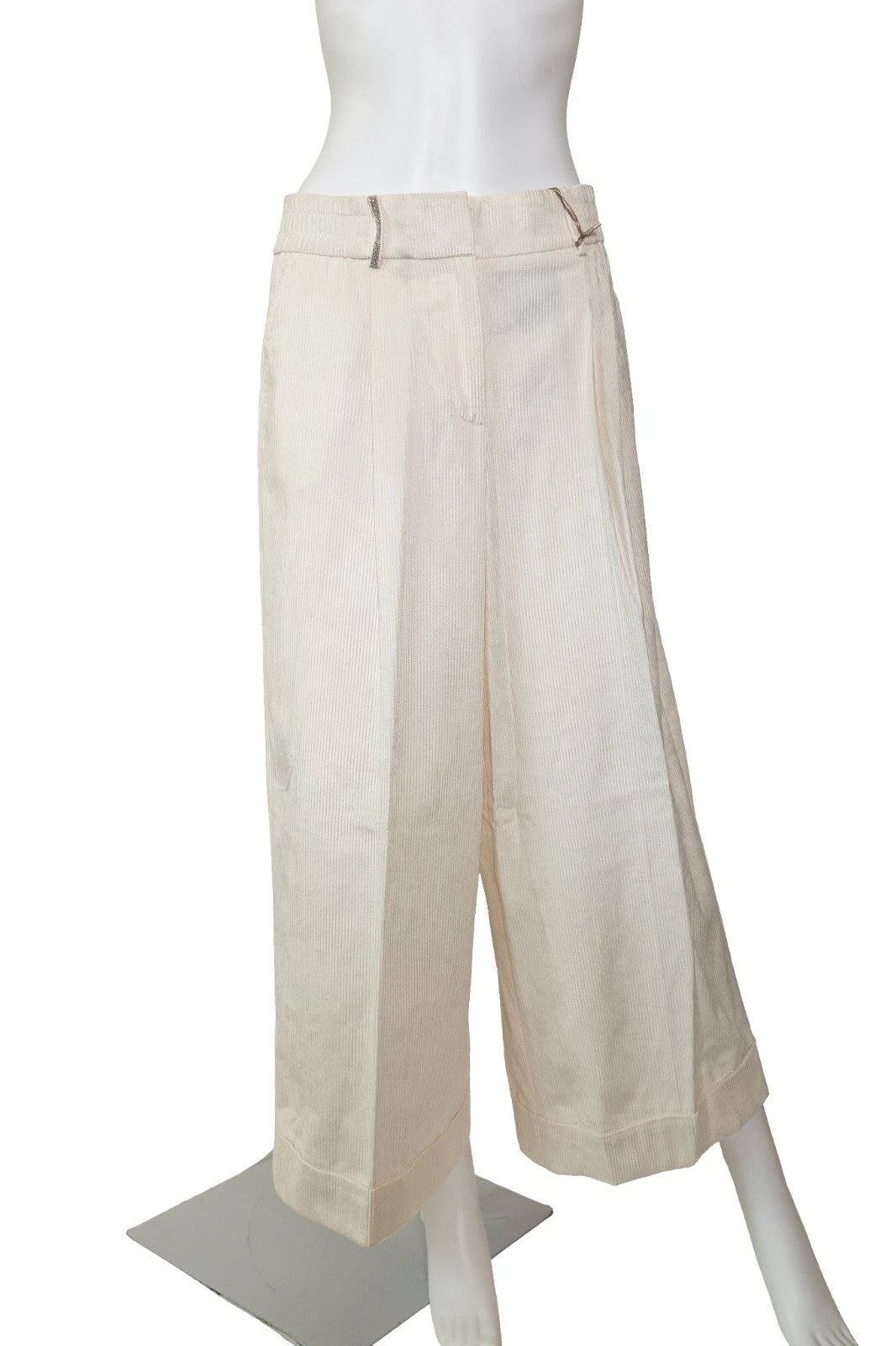 Peserico Crop Wide Leg Pants