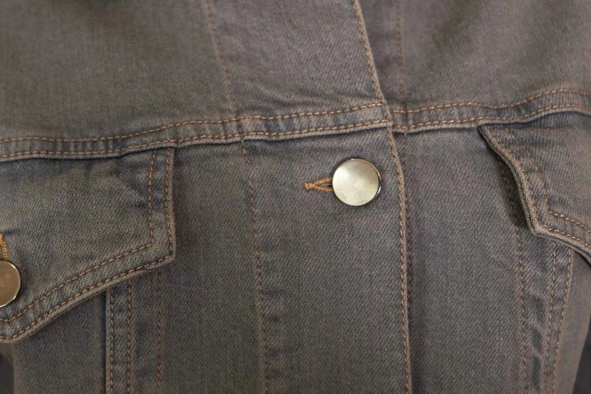 Peserico Crop Denim Jacket